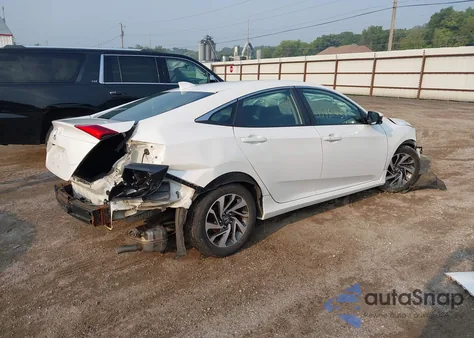 2018 Honda Civic Ex from USA, damaged, VIN 19XFC2F77JE005299